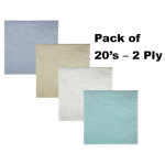 Serviettes, 2 Ply - 33cm - Embossed
